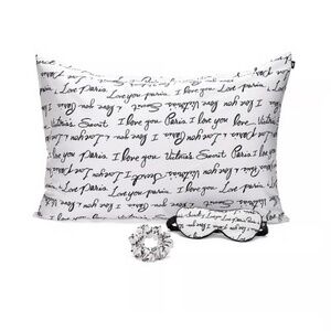 Victoria's Secret 3-Piece Satin Accessories Gift Set Pillowcase